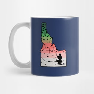 Rainbow Trout Fly Fish Idaho Fly Fishing Fisherman Gifts Mug